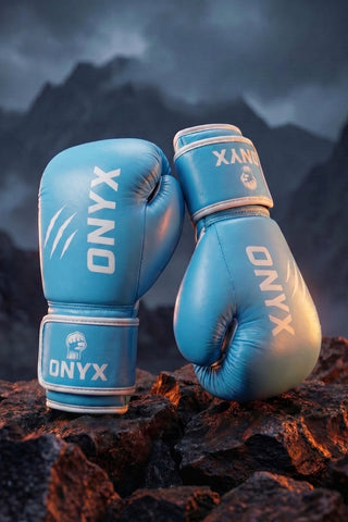 Boxhandschuhe Babyblau