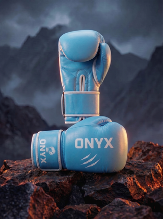Boxhandschuhe Babyblau