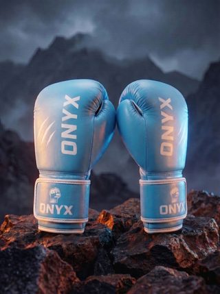 Boxhandschuhe Babyblau
